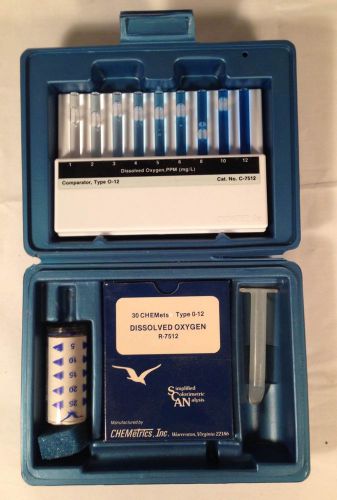 VINTAGE (70&#039;S) CHEMETRICS DISSOLVED OXYGEN TEST KIT