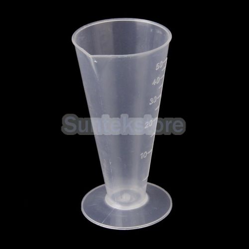 50ml Measurement Graduated Beaker Measuring Test Cup for Kitchen Laboratory