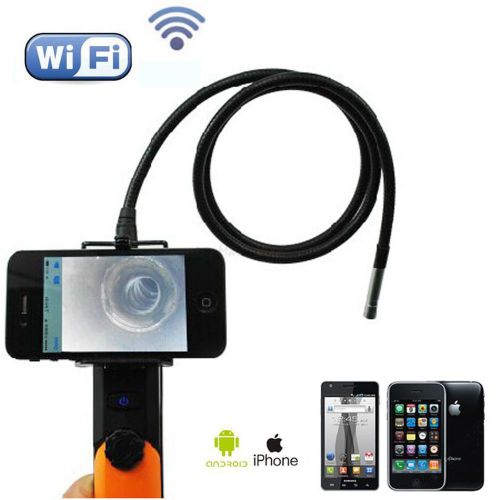 2.4Ghz Wifi Endoscope Borescope 8.5mm Inspection Camera HD 720P Snake Tube 1M