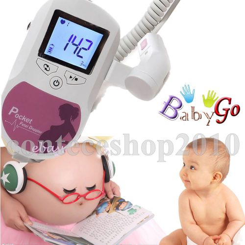 NEW Pocket Fetal heart doppler /Backlight LCD 3mhz FDA  2y warranty