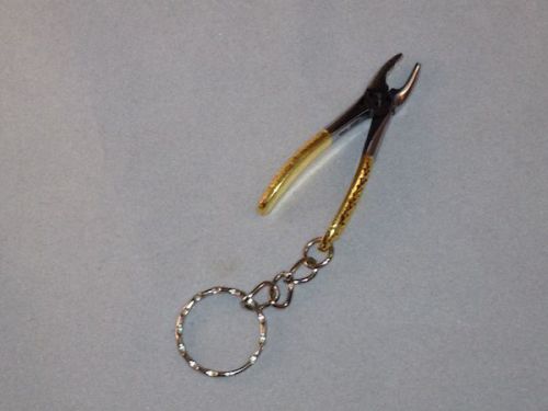 Dental Forceps keychain, stainless steel