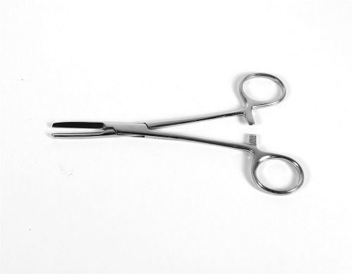 6 Voarse Tube Occluding Clamp 5.5&#034; Straight Serrated Surgical Instruments