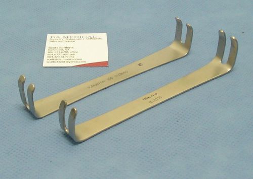 V Mueller / Pilling Mayo Collins Retractor Set ( 2 retractors)