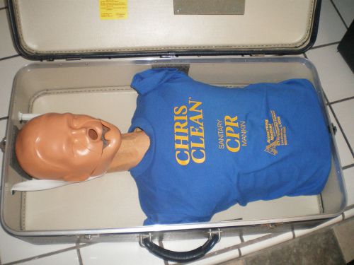 Ambu Simulator II/2 Manikin EMERGENCY 911 EMS MEDICAL CPR MANNEQUIN TRAININ