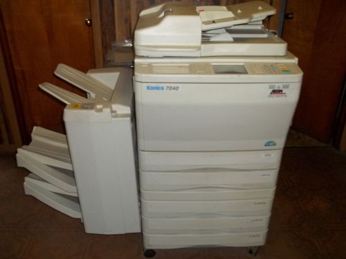 Konica 7040 Copier w/ Accessory Finisher