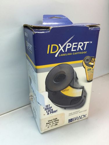 Brady X-11-498 IDXPERT 0.75&#034; H 0.5&#034; W B-498 Repositionable Vinyl Cloth