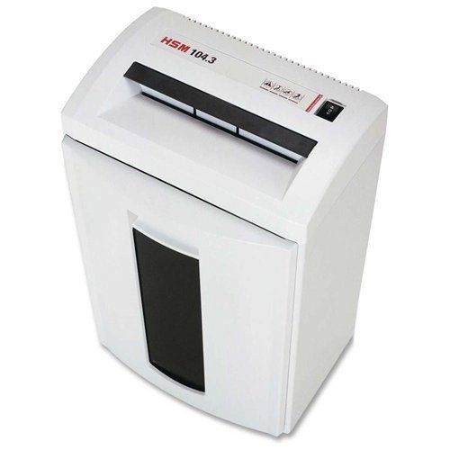 Hsm classic 104.3cc cross-cut shredder - cross cut - 14 per pass - 8.70 (1043cc) for sale