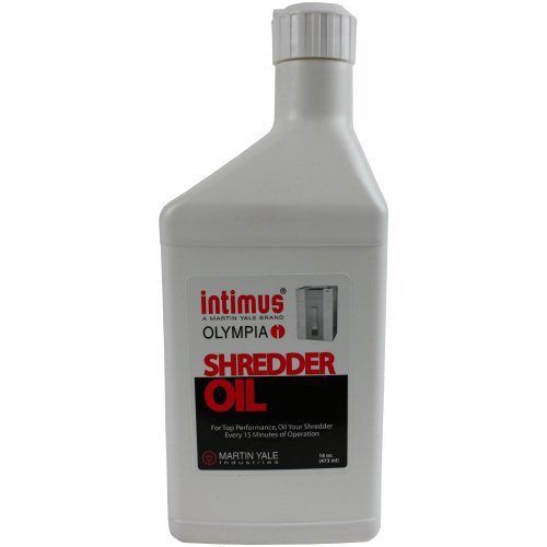 Martin Yale Intimus Shredder Oil 16oz Bottle 12 Bottles Free Shipping