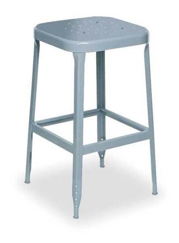 LYON DD1724 Square Stool,400 lb.,Gray,Steel,PK 2 G7146474