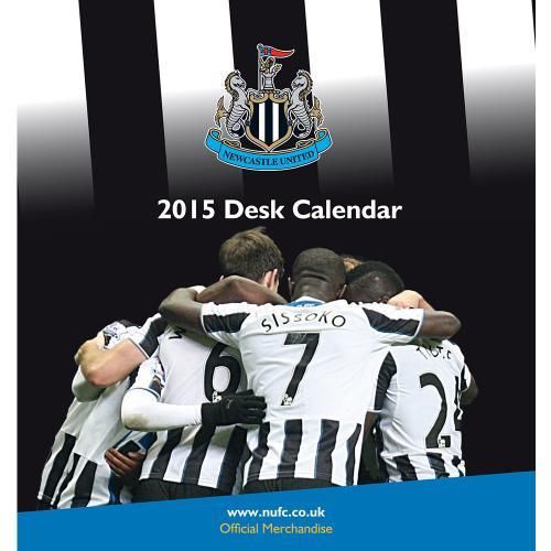 NEW OFFICIAL NEWCASTLE UNITED FOOTBALL CLUB 2015 DESK CALENDAR DESKTOP OFFICE