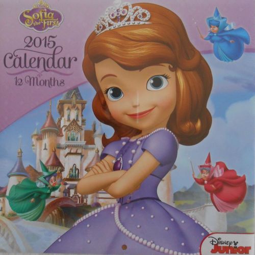 2015 Calendar Disney SOFIA THE FIRST 12-Month 10x10&#034; SEALED