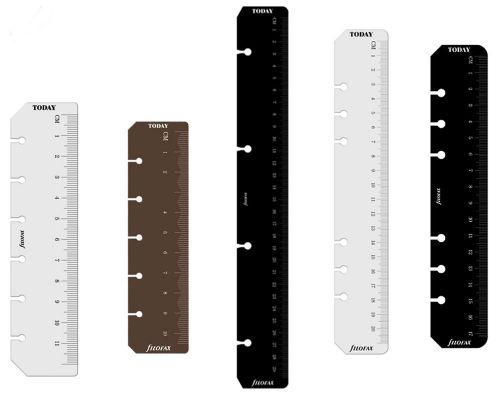 FILOFAX Lineal Tagesanzeiger Lesezeichen MINI POCKET PERSONAL A5 A4 - Ruler