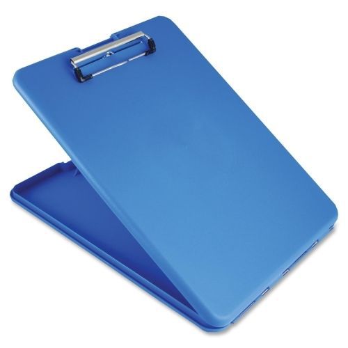 Saunders SlimMate Storage Clipboard - 0.50&#034; Capacity - 1 Comp.  - Blue