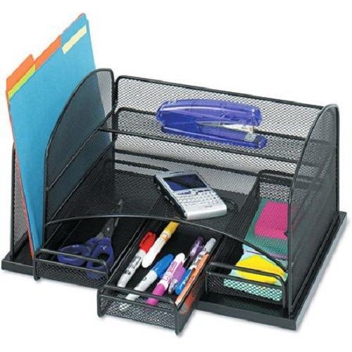 Safco 3 Drawer Desk Organizer, Steel