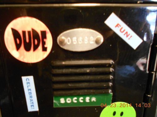 Retro School Gym Sports Locker Novelty Desk Organizer Modern Art Fun Stickers