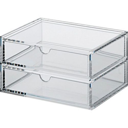 MUJI Moma Acrylic case 2drawer stages overlap Japan WorldWide