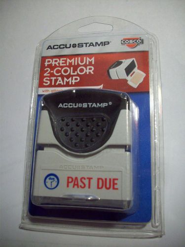 Cosco premium 2-color shutter stamp &#034;past due&#034; no. 032838 10 day sale price for sale