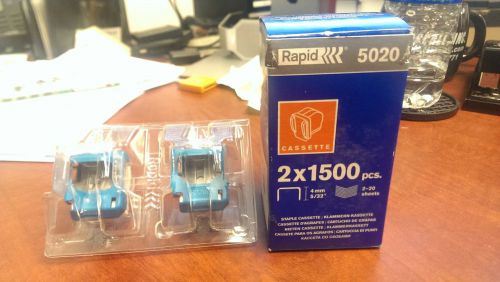 NEW RAPID 5020 STAPLE CARTRIDGES 2-PACK for RAPID 5020e 5025e STAPLERS