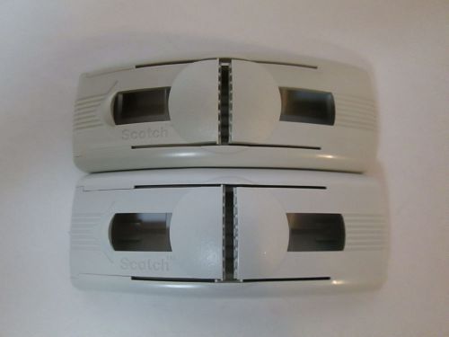 2 pc SCOTCH Pop Up Tape Strip Dispenser (No Wristband * Dispenser Only) GRAY