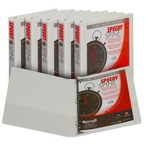 Speedy Spine Wht 1&#034; 6pk M18137C