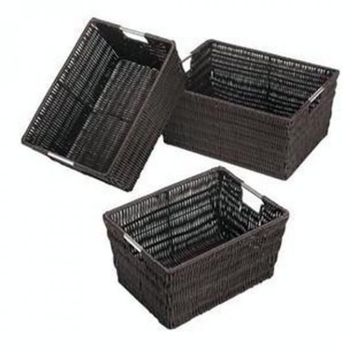 Rattique Baskets Set Of 3 Espr Storage &amp; Organization 6500-1959-ESPR