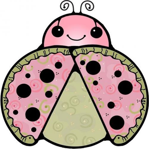 30 Custom Pink Ladybug Personalized Address Labels