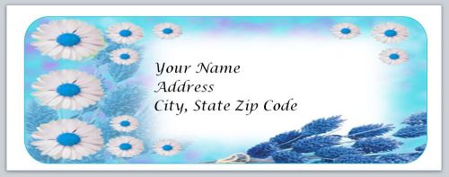 30 Flowers Personalized Return Address Labels Buy 3 get 1 free (bo35)