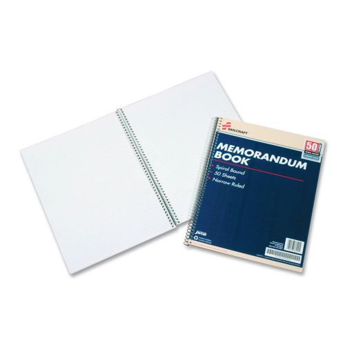 Skilcraft Spiral Ruled Memorandum Notebook - 50 Sheet - 32lb - (nsn2866952)