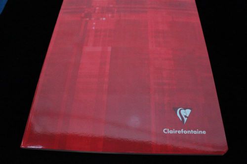 Clairefontaine staplebound notebook  8&#034; x 11&#034; lined red for sale