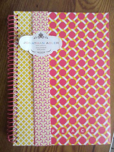 Jonathon Adler Nifty Gifties Designer Fashion Mini Notebook New