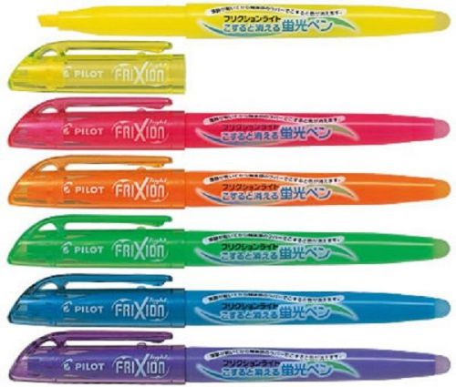 Pilot FriXion Light Erasable Highlighter 6 Color Set