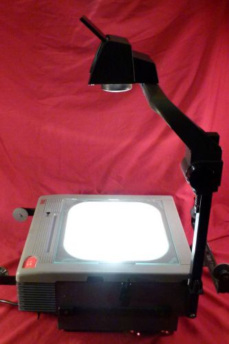 3M OVERHEAD PROJECTOR #9200 AJCA  W 2 BULBS+ FOLD DOWN ARM + TRANSPARENCY  SET