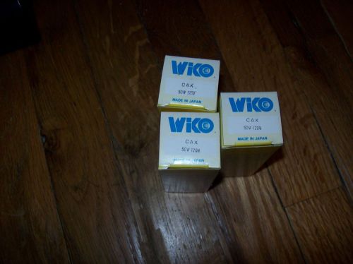 3 NOS WIKO CAX AV/PHOTO LAMP/BULB 50W 120V