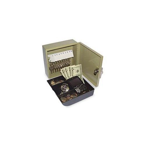 Pm 10-key Steel Cabinet Drawer Safe - 6.8&#034; X 7.9&#034; X 3&#034; - Steel - Wall (04982)