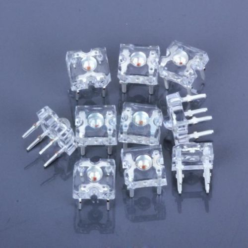 100pcs 3mm 4 pin piranha super flux red led light lamp super bright 800-1000mcd for sale