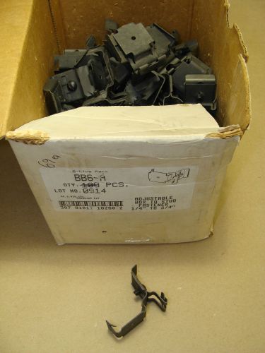 BOX OF (69) COOPER B-LINE BB6-A ADJUSTABLE BOX TO STUD FASTENER 1/4&#034; - 3/4&#034; NEW