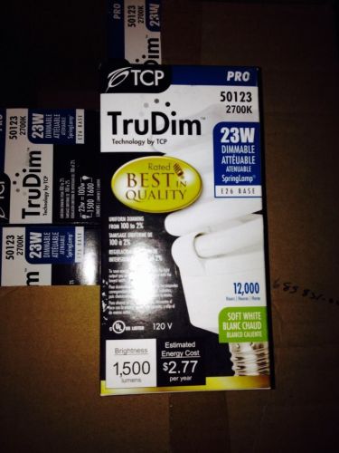 TCP PRO 50123 TruDim 23W DIMMABLE 1500 Lumens 2700K E26 SOFT WHITE Uniform Dim