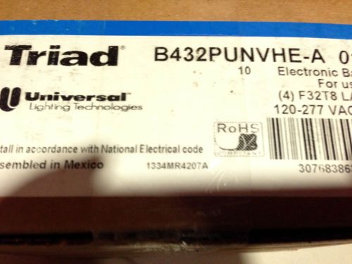 CASE OF 10 TRAID UNIVERSAL LIGHTING TECHNOLOGY B432PUNVHE-A 010C