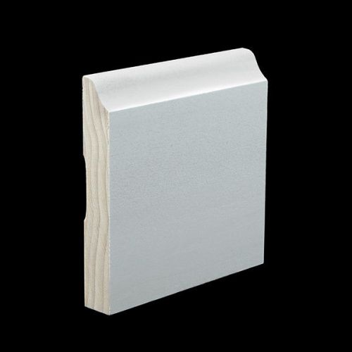 3.5 inch primed poplar colonial base molding wood moulding solid baseboard trim for sale