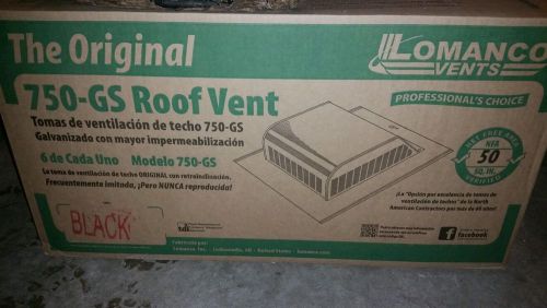 NIB 6/PACK LOMANCO 750 ALUMINUM ROOF LOUVER VENTS AUTH DEALER