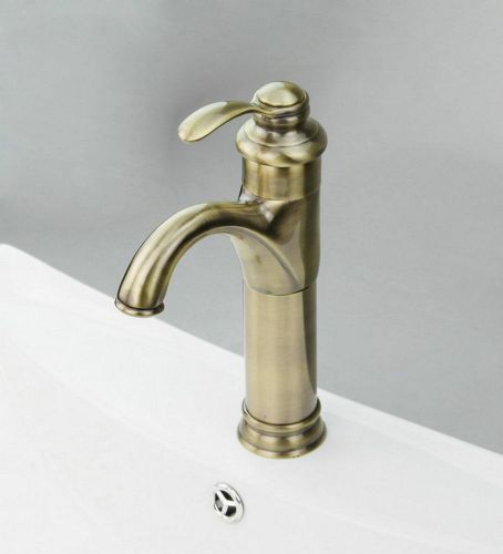 Single Handle antique brass Bathroom Basin Tap &amp; Kitchen Sink Mixers Taps Faucet