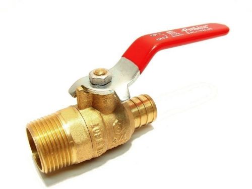 Mueller proline 3/4&#034; mip x 3/4&#034; pex ball valve 107-334 for sale