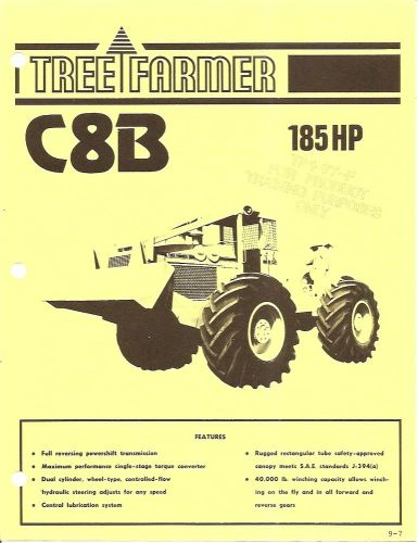 Equipment Brochure - Tree Farmer - C8B - Skidder Logging Forestry - c70&#039;s (E1418