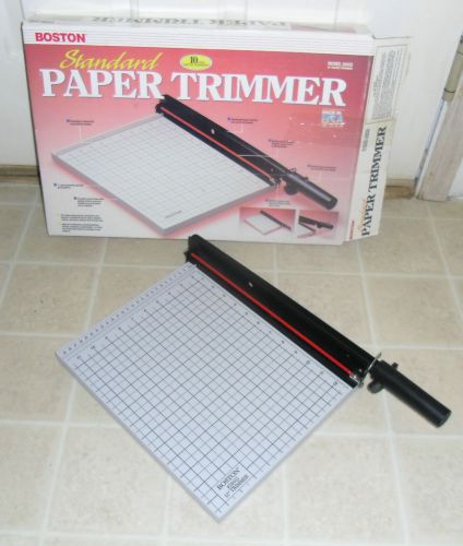 BOSTON 12&#034; GUILLOTINE PHOTO PAPER CUTTER TRIMMER #26912