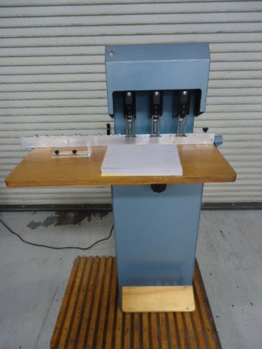 Lassco spinnit fmm-3 three spindle paper drill for sale