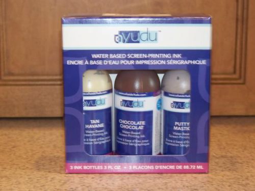 YUDU Screen-Printing 3 oz. NEUTRAL Inks set - NEW!