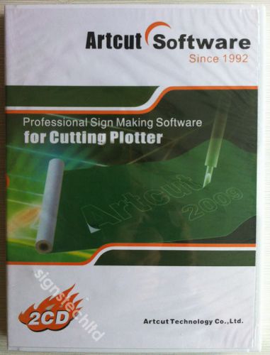 Artcut 2009 sign making software 9 languages for vinyl cutting cutter plotter for sale