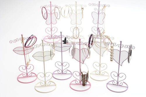 Novelty Butterfly Lips Jewellery Display Stand Ring Holder Earrings women Girls