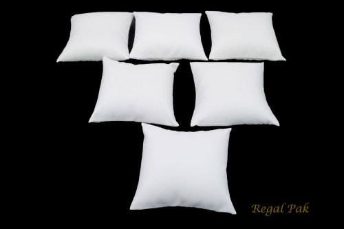6 Pieces Medium White  Leatherette Bracelet/Watch Pillow 4&#034; X 4&#034;