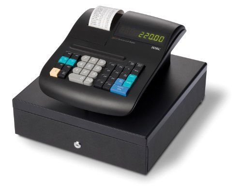 Royal 220dx cash register - 1500 plus - 8 clerks - 24 departments - (89103t) for sale